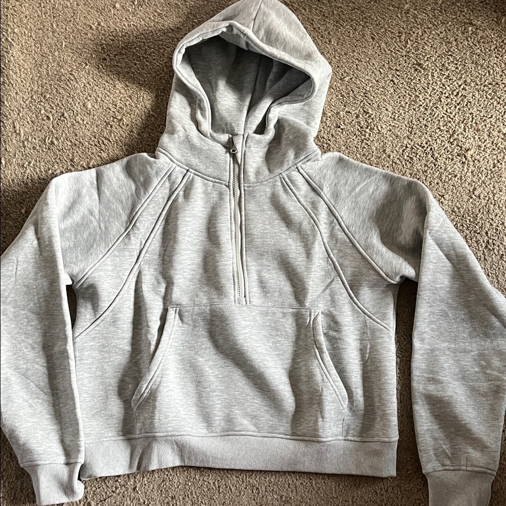 Amazon Gray cropped Women's Hoodie